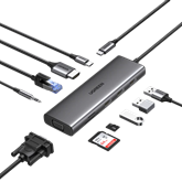 Cổng chuyển đổi Ugreen USB C Hub 10 in 1 15601 CM498